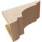 Ekena Millwork 5"W x 10"D x 5"H Wide New Brighton Rough Cedar Woodgrain TimberThane Corbel, Primed Tan CORUR05X10X05NEBRCPR - alternate 6